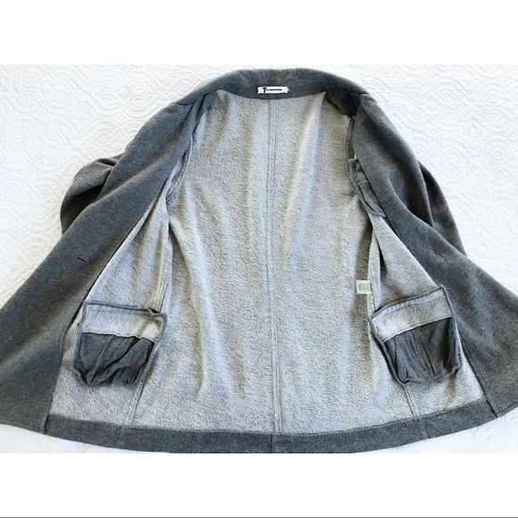 T Alexander Wang Gray Knit Blazer - Picture 7 of 8